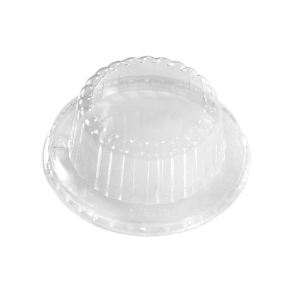 Ribbed Dome Lid For 12 oz. Recyclable Paper Food Container - DF12-0090 - THE CUP STORE CANADA