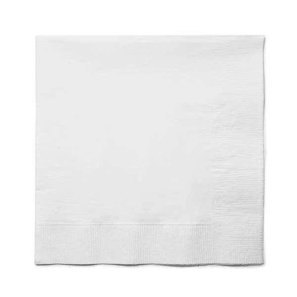 Blank Premium 3-PLY White Dinner Napkin