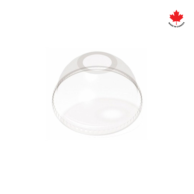 Dome Lid For 10 oz. Recyclable Plastic Cup