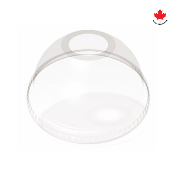 Dome Lid For 9/12/16/20/24 oz. Recyclable Plastic Cup