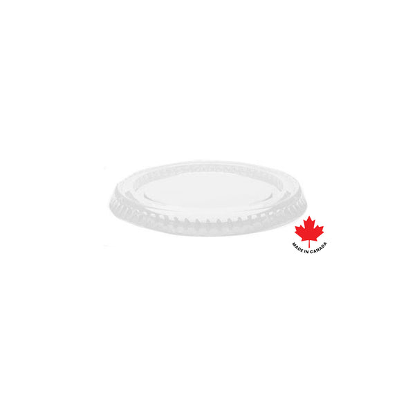 Flat Lid For 1 oz. Plastic Portion Cup