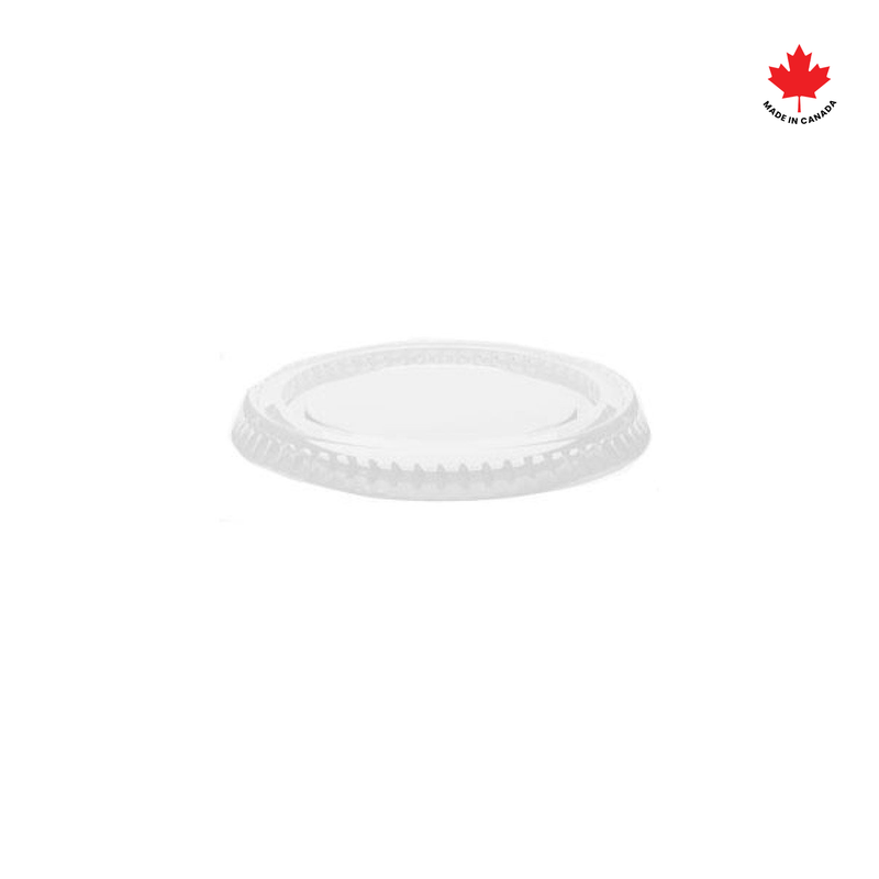 Flat Lid For 1 oz. Plastic Portion Cup