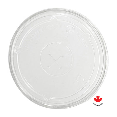 Flat Straw Lid For 32 oz. Recyclable Plastic Cup