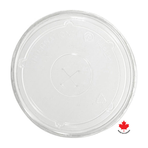 Flat Straw Lid For 32 oz. Recyclable Plastic Cup