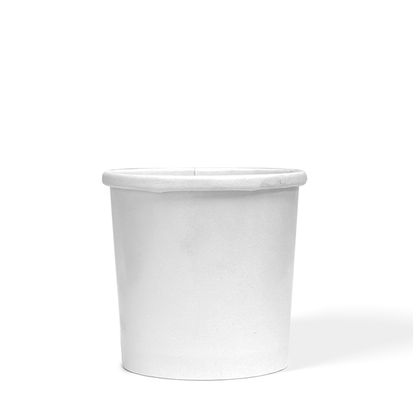 12 oz. Blank Recyclable Paper Food Container - H4125-2050 - THE CUP STORE CANADA