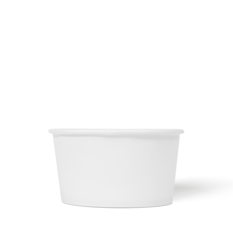 6 oz. Blank Recyclable Paper Food Container - PC-108 - THE CUP STORE CANADA