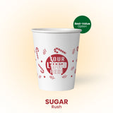 12 oz. Sugar Rush Paper - Custom Printed Recyclable Paper Cup - THE CUP STORE CANADA