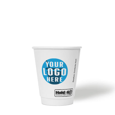 8 oz. Premium Custom Printed Recyclable Double Walled Paper Cup