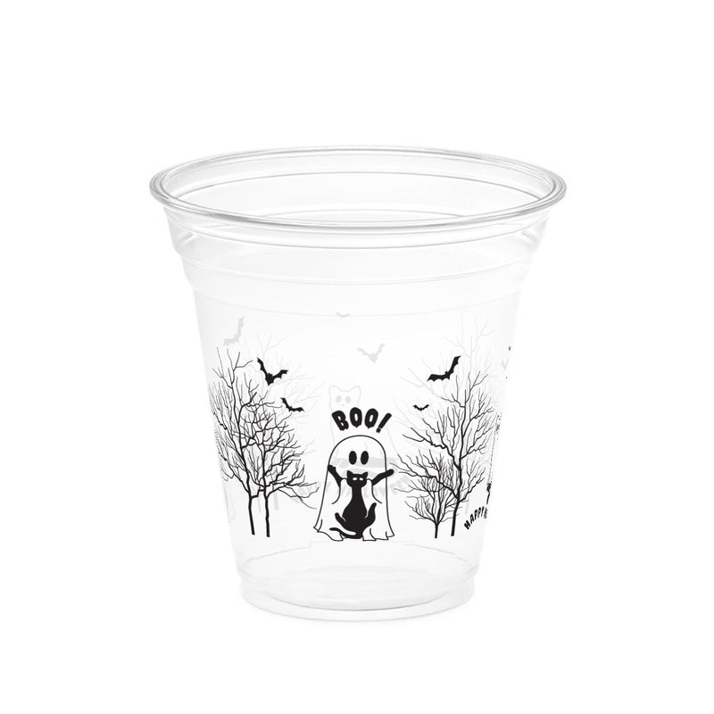 12 oz. Holiday Recyclable Plastic Cup - Halloween More Boos Please - THE CUP STORE CANADA