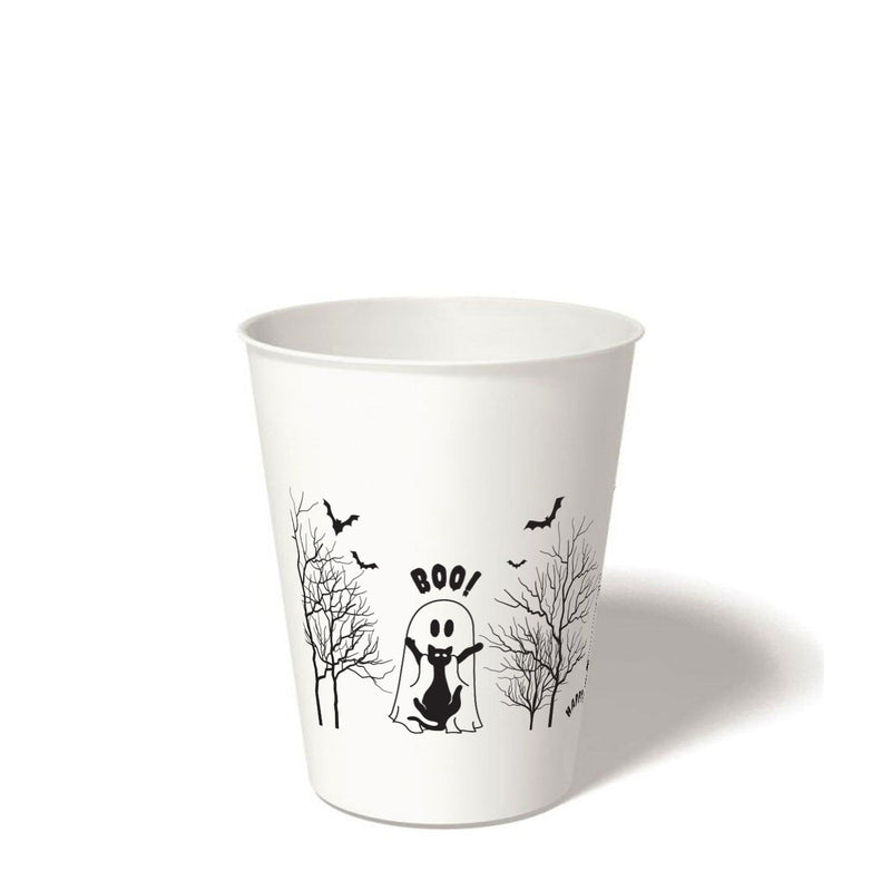 12 oz. Holiday Recyclable Paper Cup - Halloween More Boos Please - THE CUP STORE CANADA