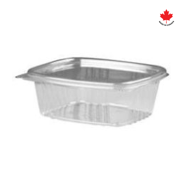 16 oz. Plastic Hinged Food Container