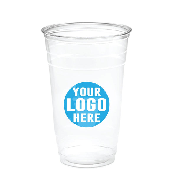 24 oz. Custom Printed Recyclable Plastic Cup - THE CUP STORE