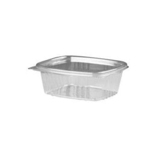 8 oz. Plastic Hinged Food Container - THE CUP STORE