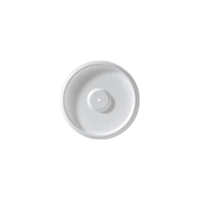 Flat Vented Lid For 4 oz. Recyclable And Compostable Single Wall Paper Cup