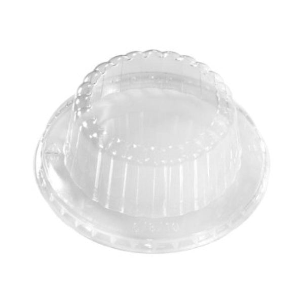 Ribbed Dome Lid For 16/24/32 oz. Recyclable Paper Food Container - THE CUP STORE
