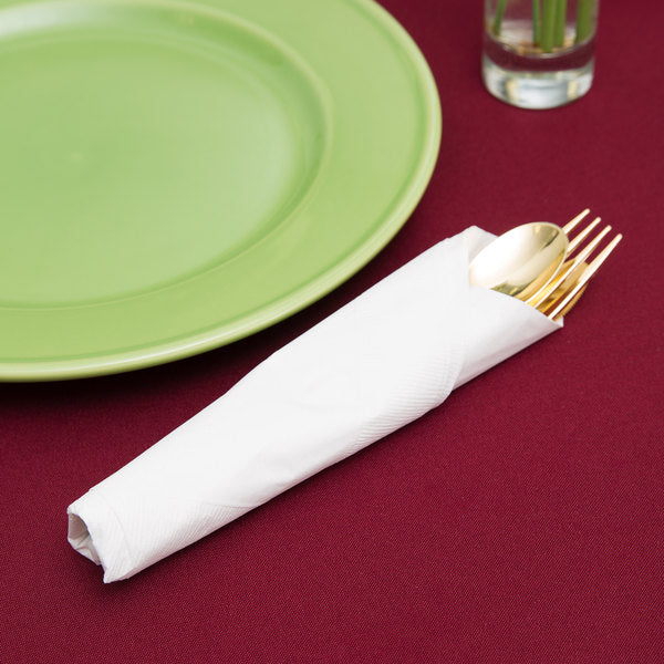 Blank Premium 3-PLY White Dinner Napkin - THE CUP STORE