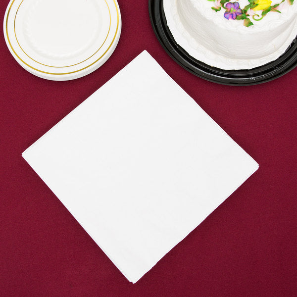 Blank Premium 3-PLY White Dinner Napkin - THE CUP STORE