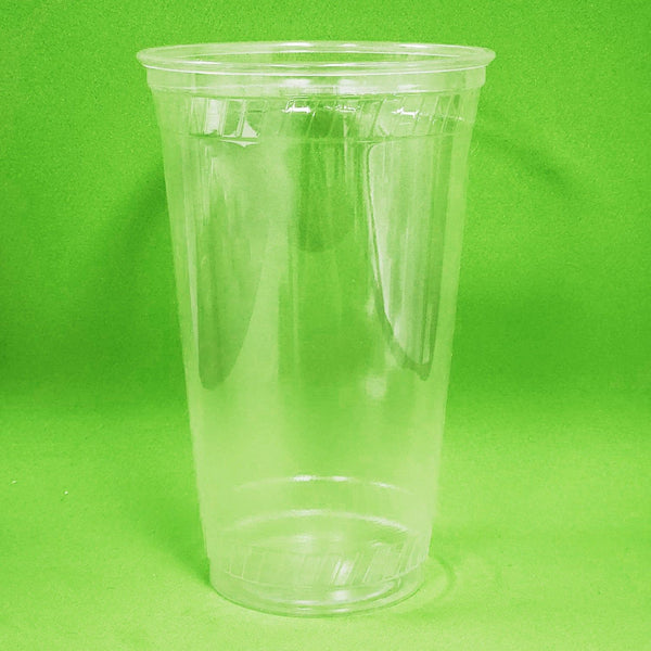 24 oz. Blank Compostable Plastic Cup - THE CUP STORE